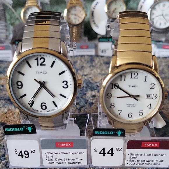 Timex Gold and Silver Stainless Steel Watches - Picture 1 of 1
